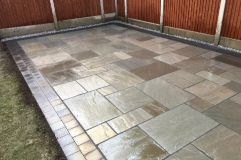Indian Sandstone Patio Installers in Withington
